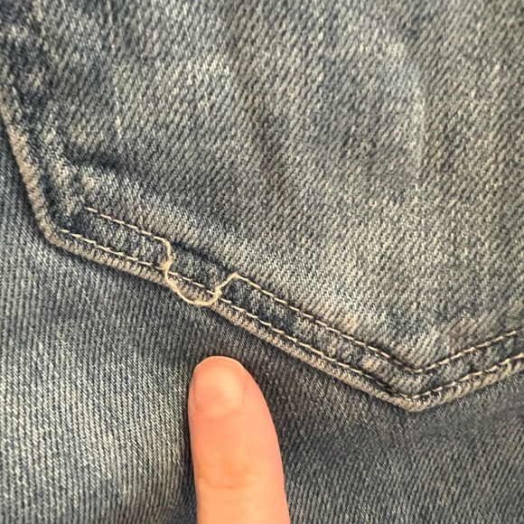 Madewell raw hem skinny crop jeans button fly high rise - Picture 9 of 9